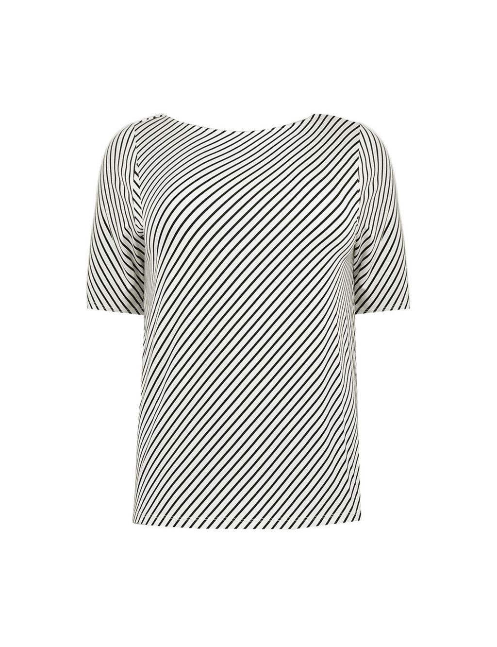 Jersey Striped Relaxed Top image 2