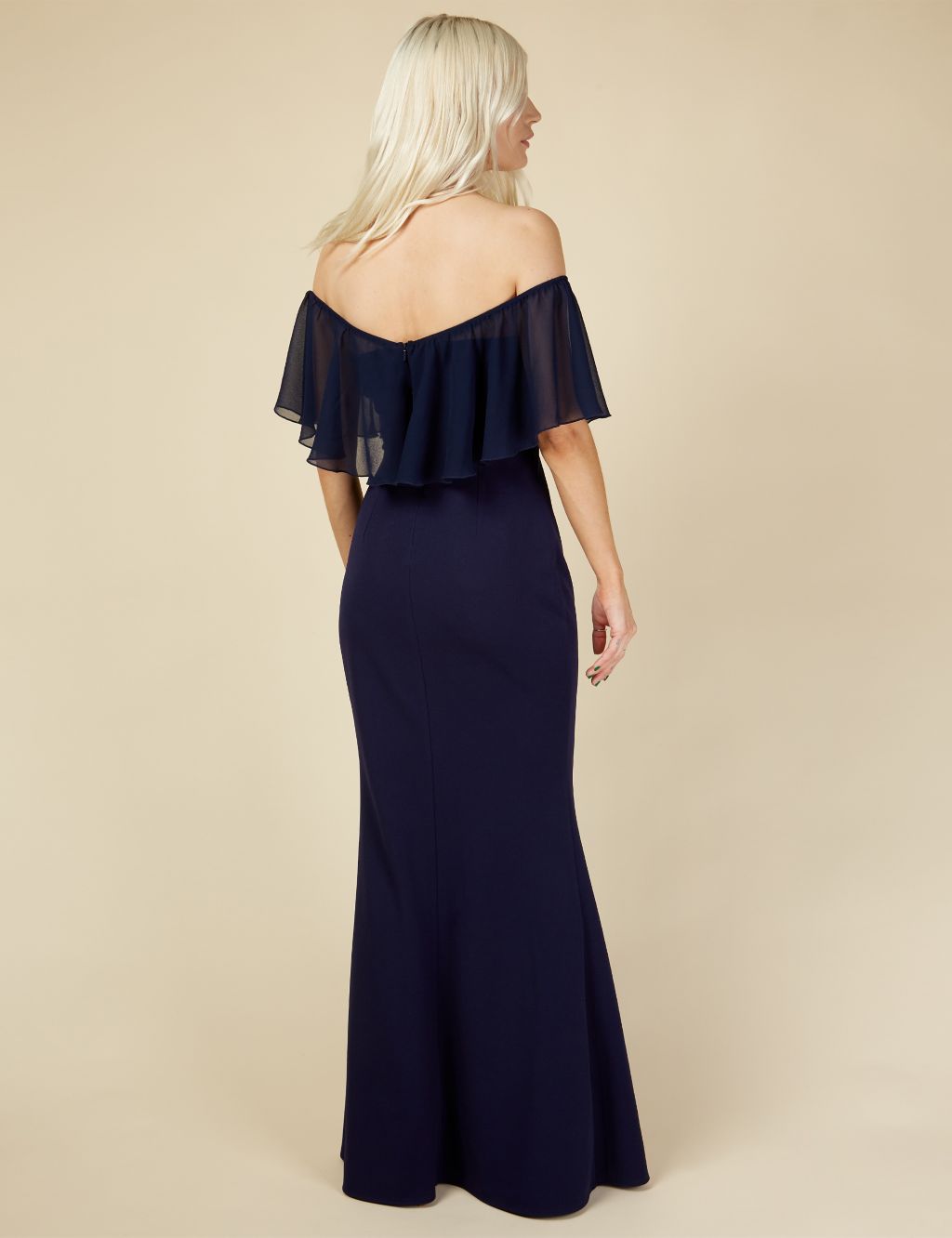 Bardot Frill Sleeve Maxi Dress image 4