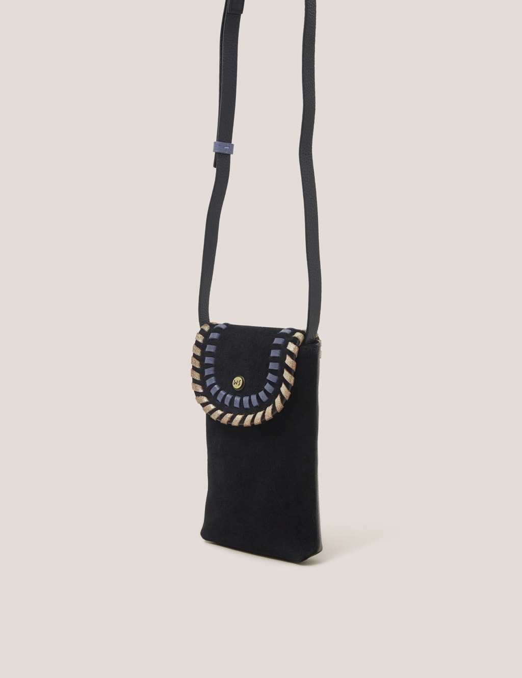 Leather Cross Body Phone Bag image 3