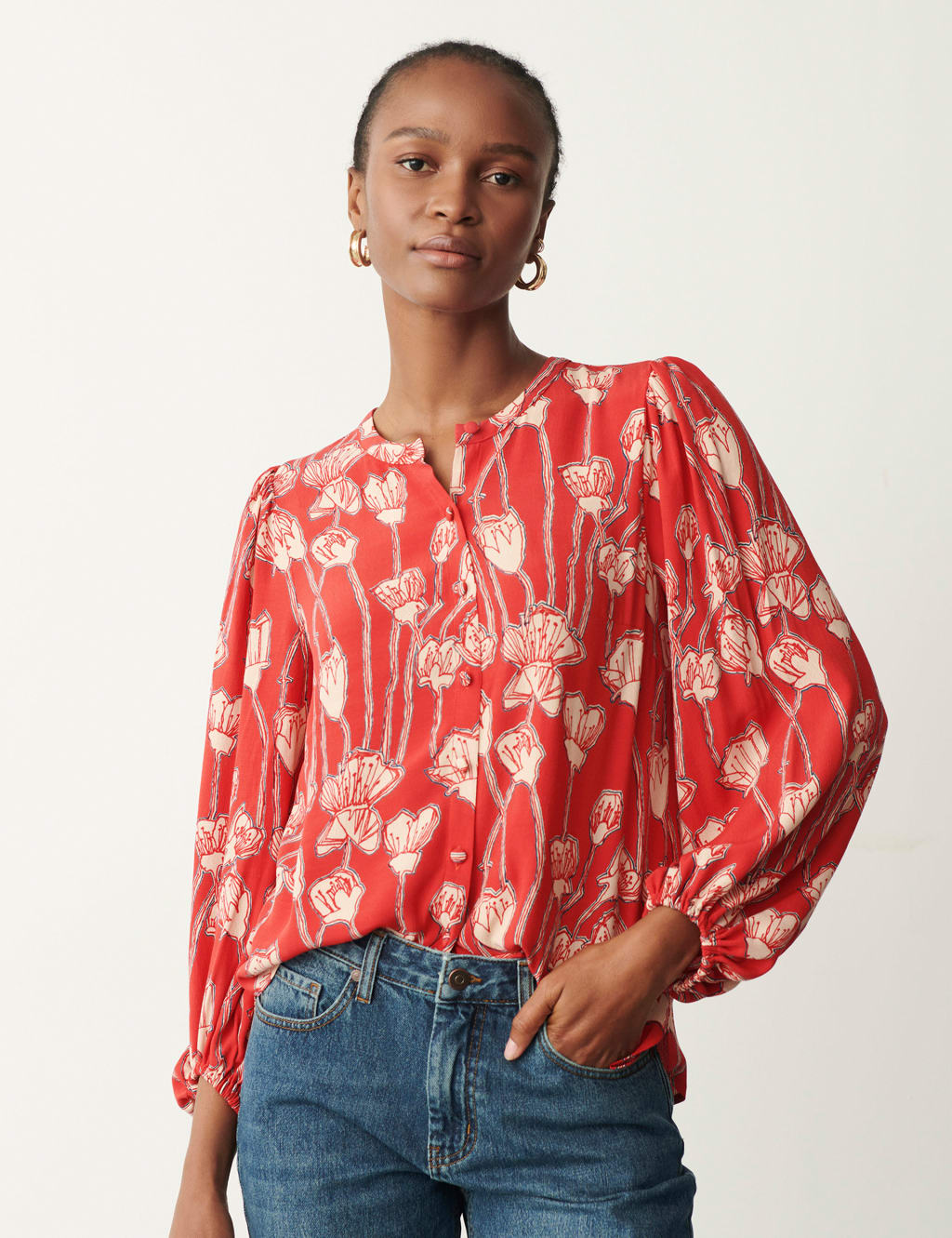 Women's Red Shirts & Blouses M&S