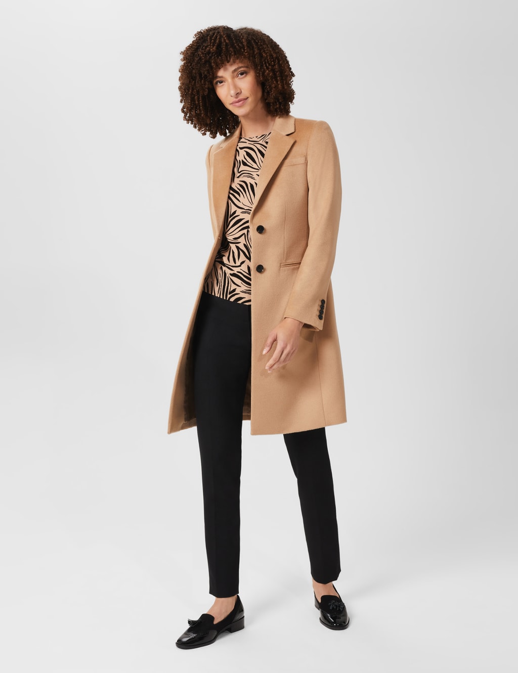 Tilda Pure Wool Single Breasted Coat