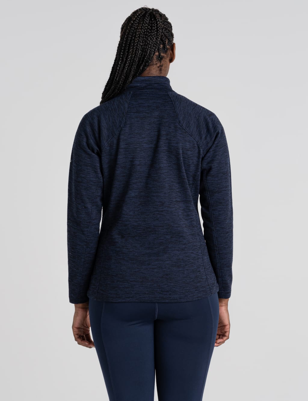 Zip Up Funnel Neck Fleece Jacket image 2