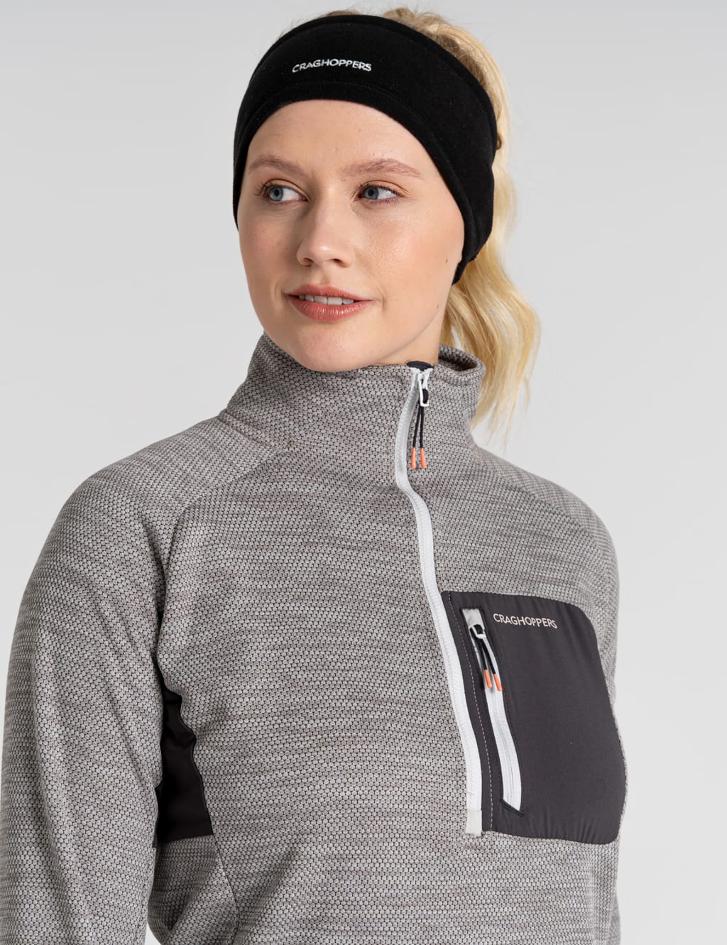Funnel Neck Half Zip Sweatshirt image 4