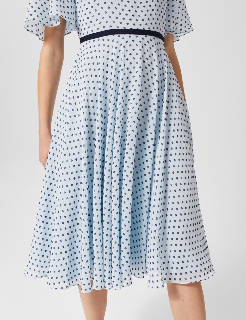 Printed Midi Swing Dress image 3