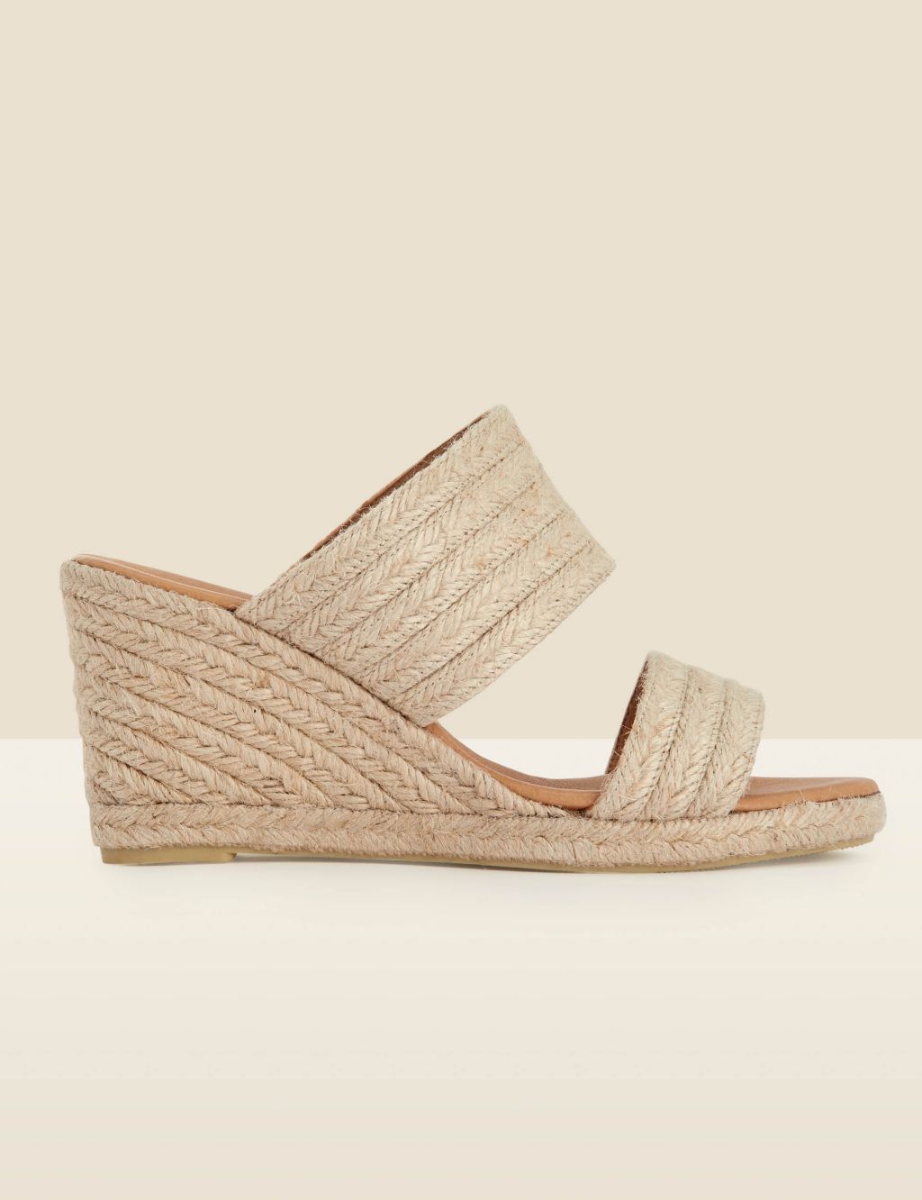 Woven Wedge Espadrille Mules image 1