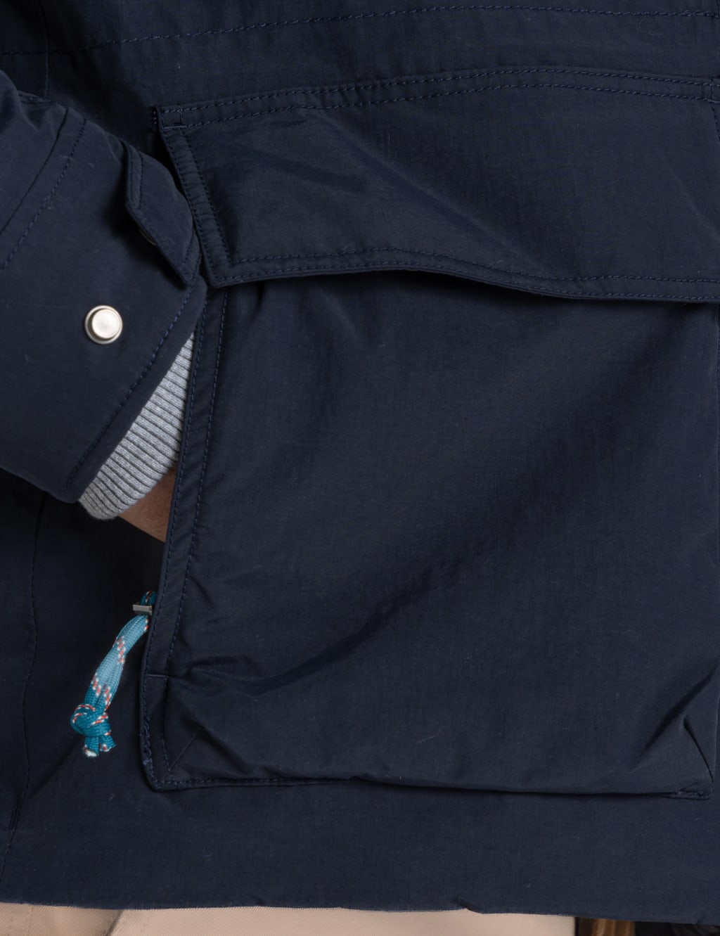 Padded Hooded Raincoat image 7