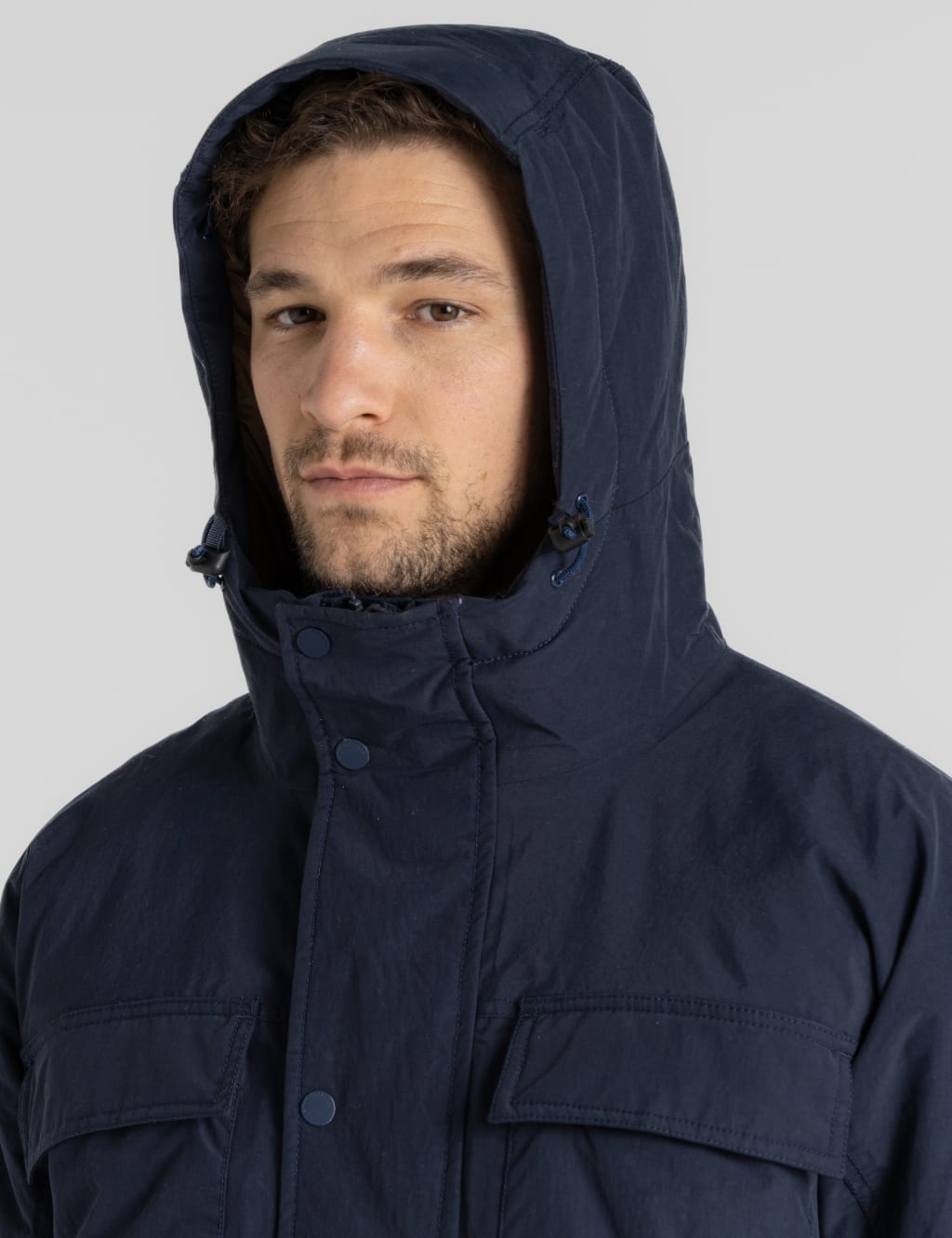 Padded Hooded Raincoat image 10