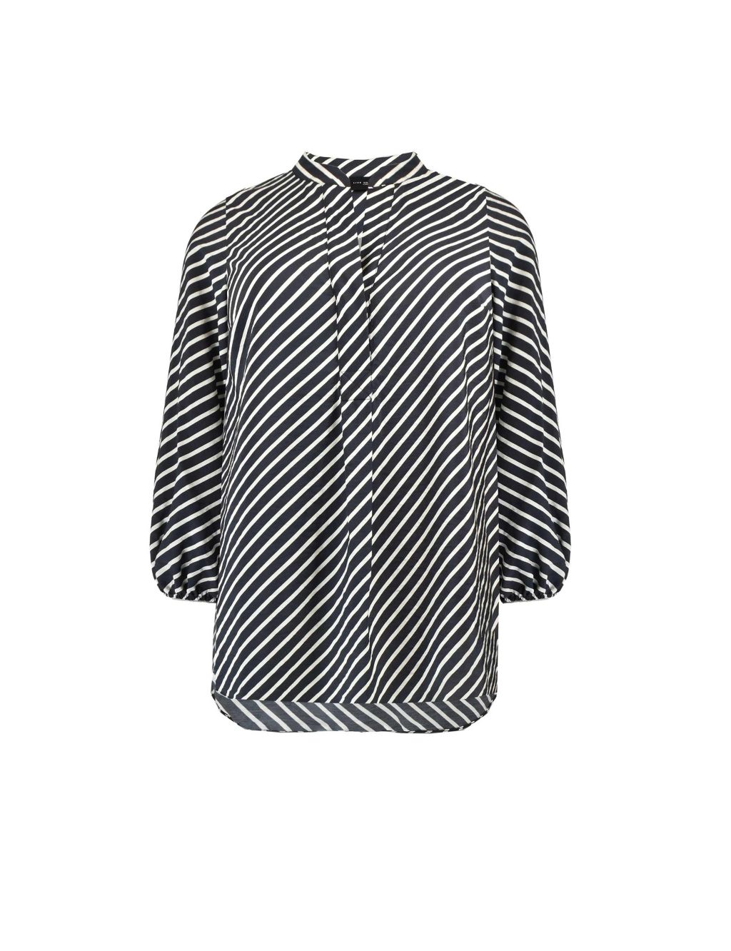 Striped Collared Relaxed Shirt image 2