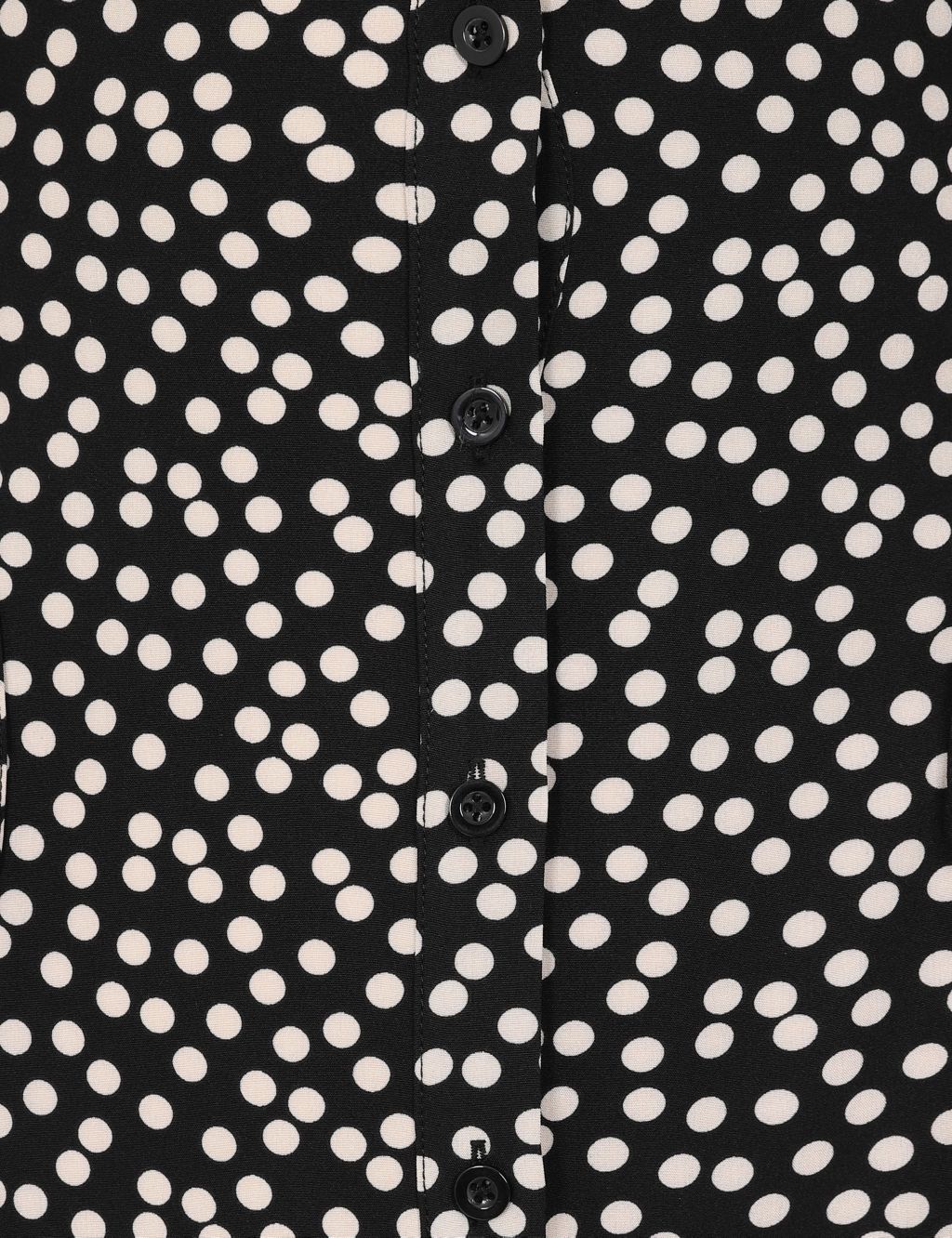 Polka Dot Tie Detail Maxi Shirt Dress image 5