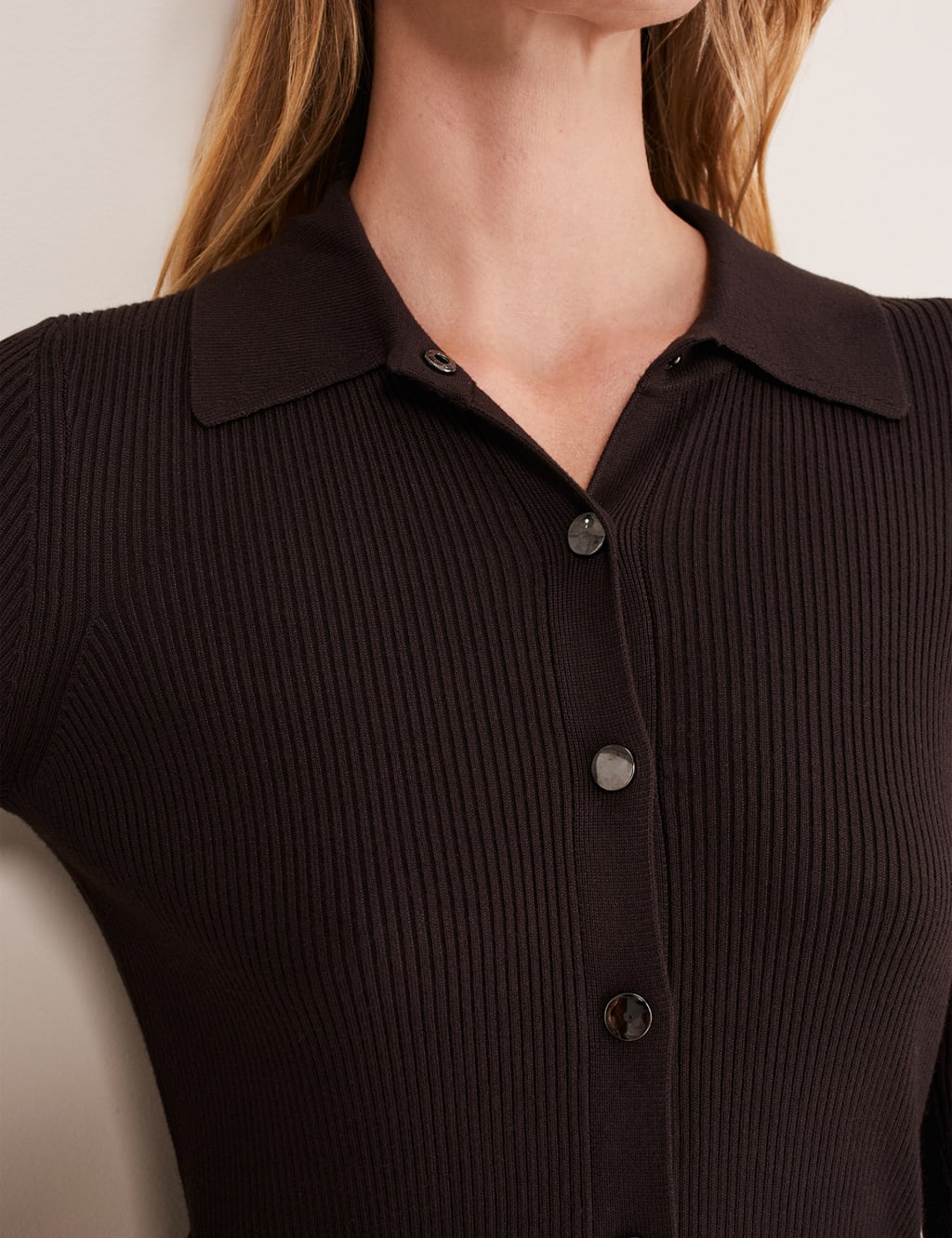 Ribbed Round Neck Knee Length Jumper Dress image 4