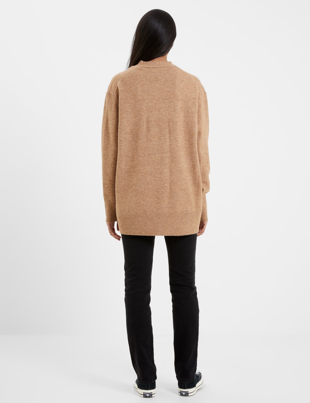 V-Neck Cardigan with Wool image 4