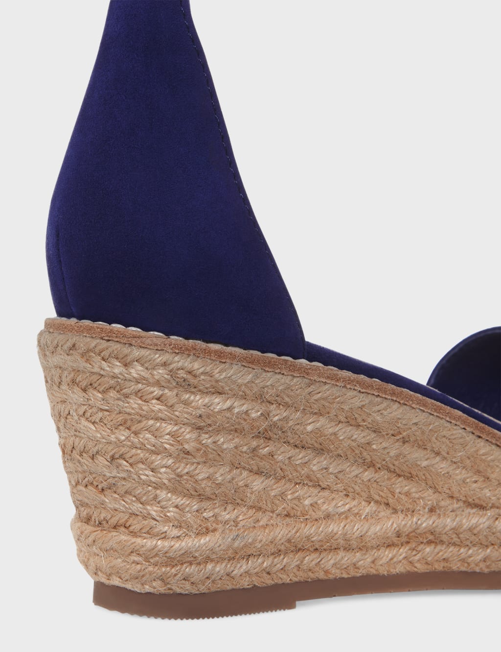 Suede Ankle Strap Wedge Espadrilles image 4