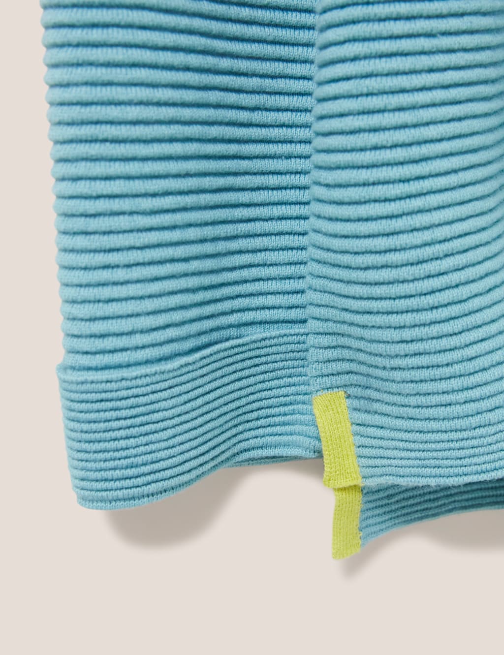 Organic Cotton Striped Textured Jumper image 6