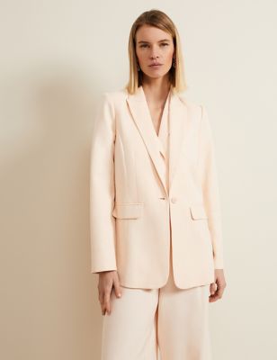 Phase Eight Womens Single Breasted Blazer - 8 - Pink, Pink