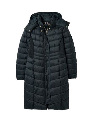 Hooded Quilted Longline Duffle Coat | FatFace | M&S
