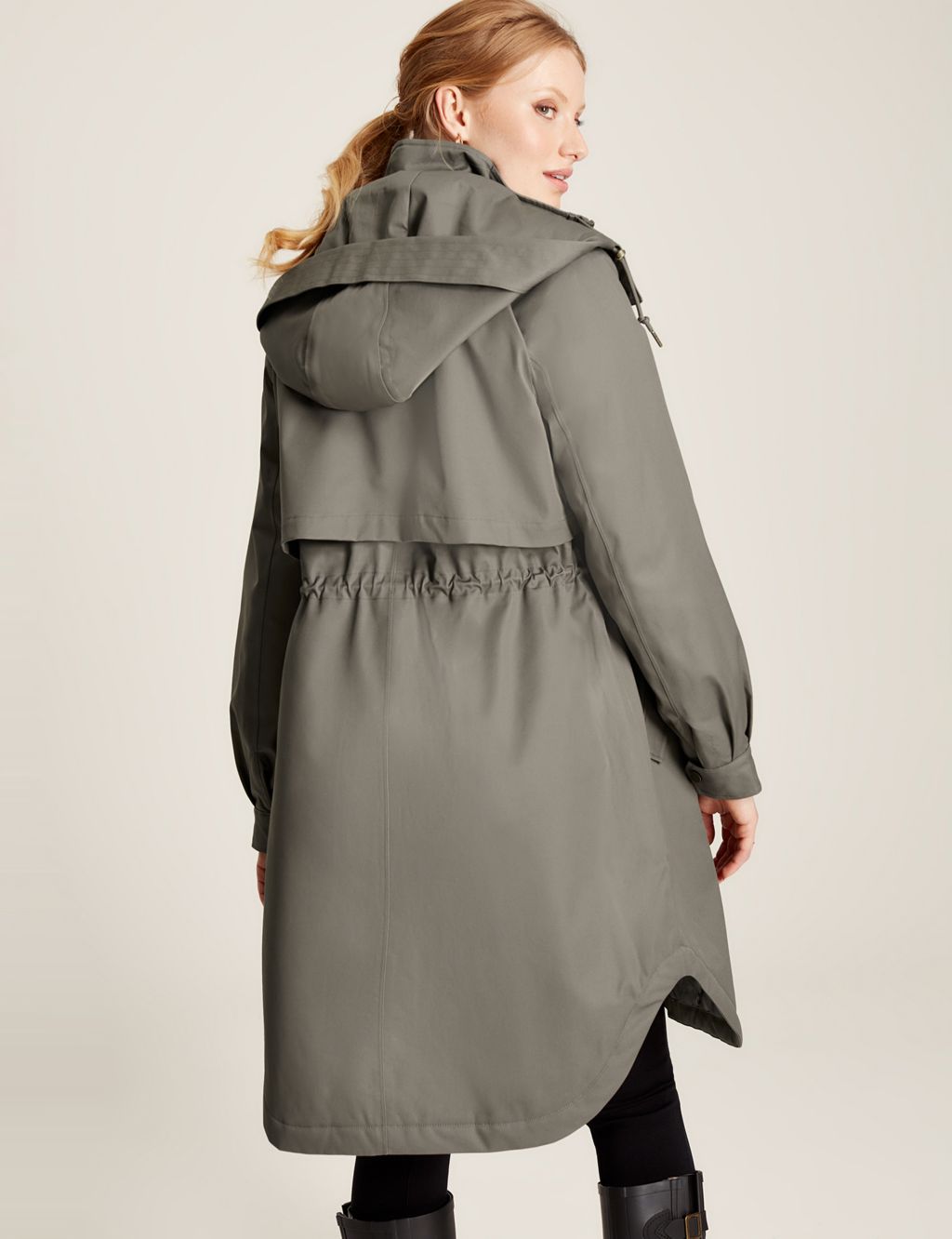 Waterproof Hooded Longline Raincoat image 4