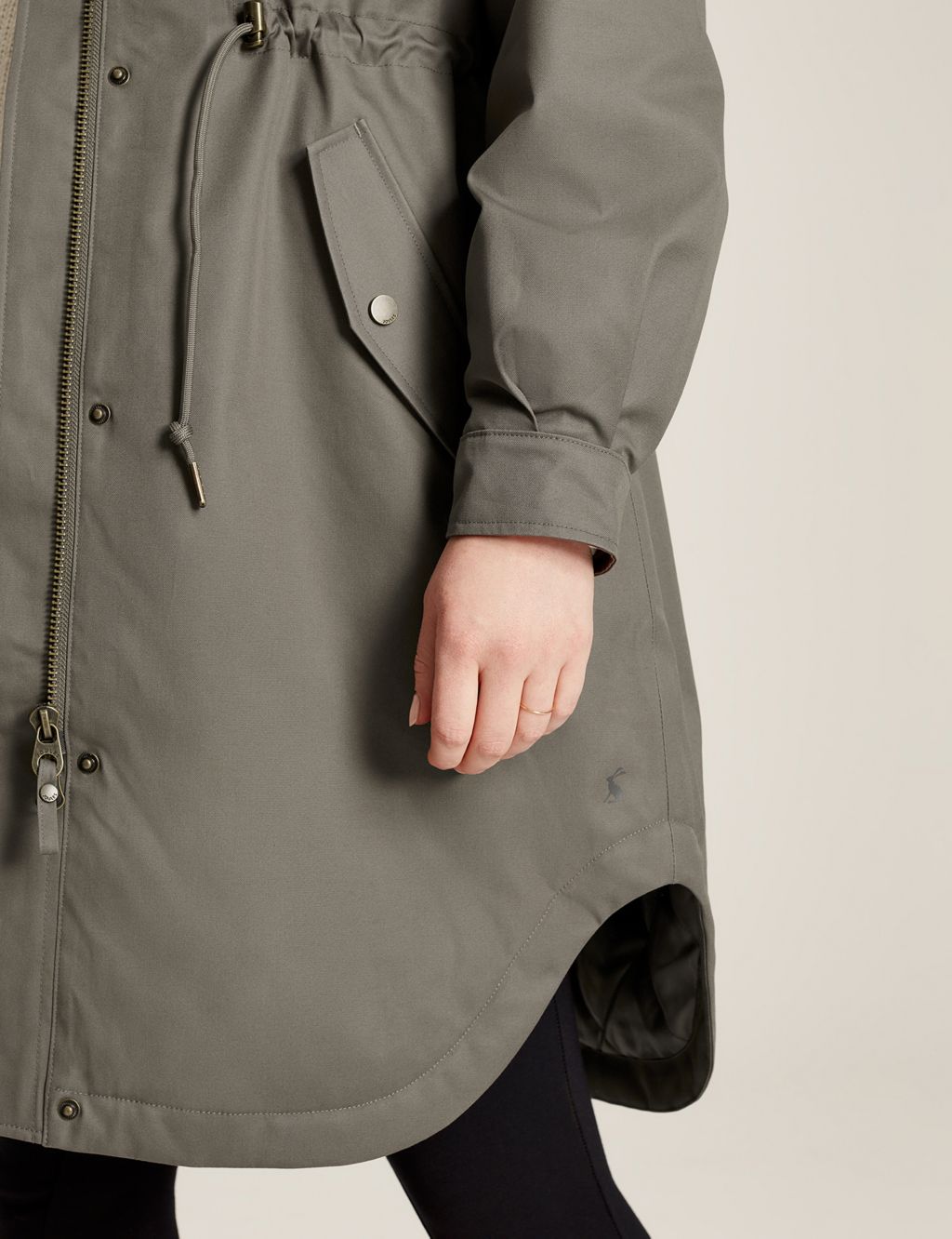 Waterproof Hooded Longline Raincoat image 8