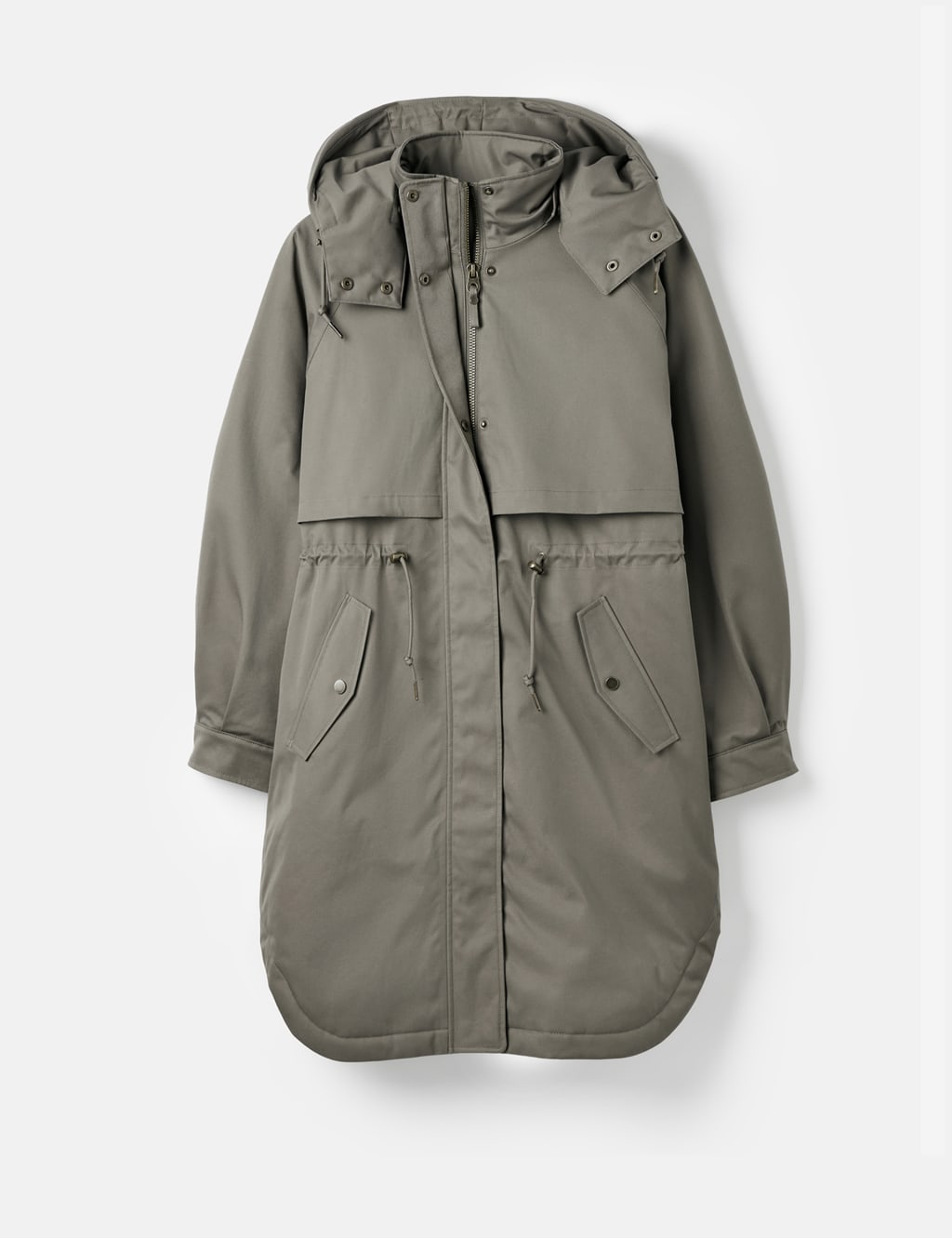 Waterproof Hooded Longline Raincoat image 2