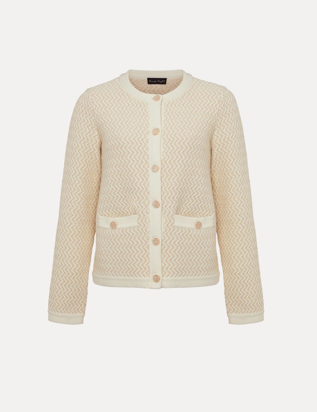 Pure Cotton Textured Cropped Jacket image 2