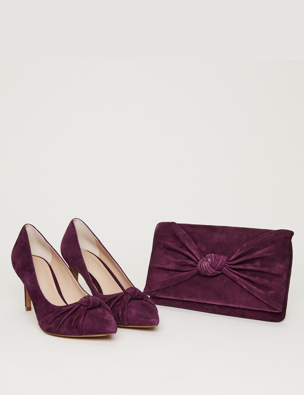 Leather Knot Front Clutch Bag image 4