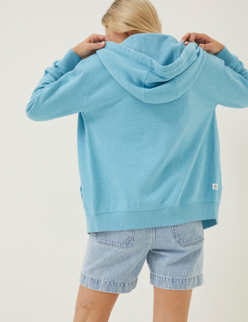 Cotton Rich Zip Up Hoodie image 4