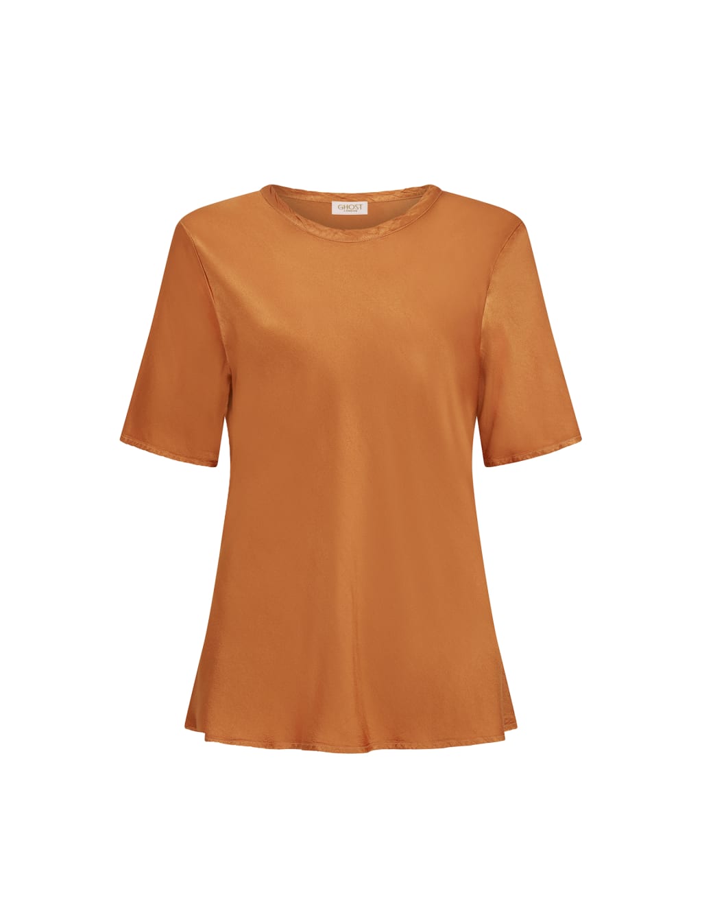 Satin Short Sleeve Top image 2