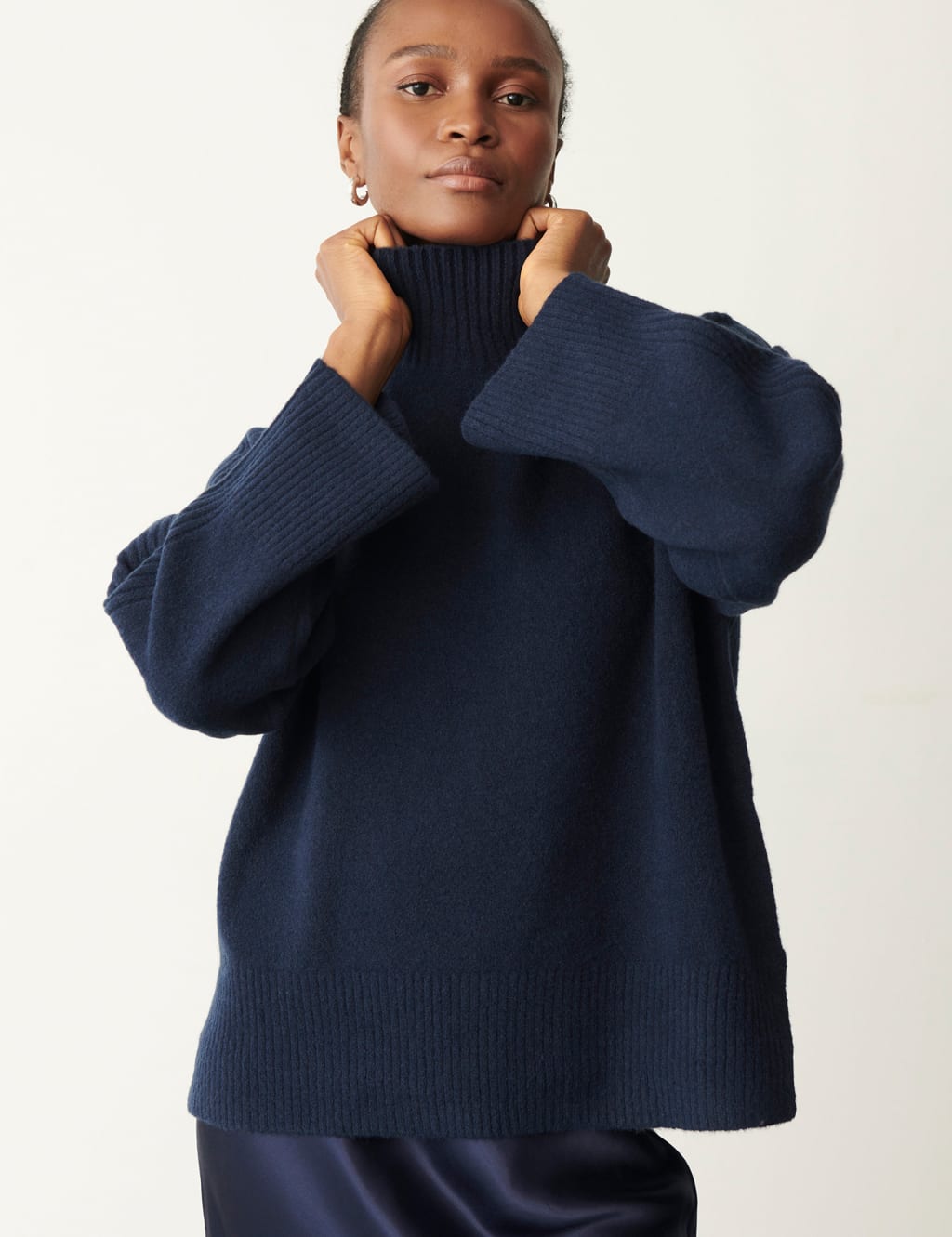 Women's High-Neck Knitwear | Mu0026S