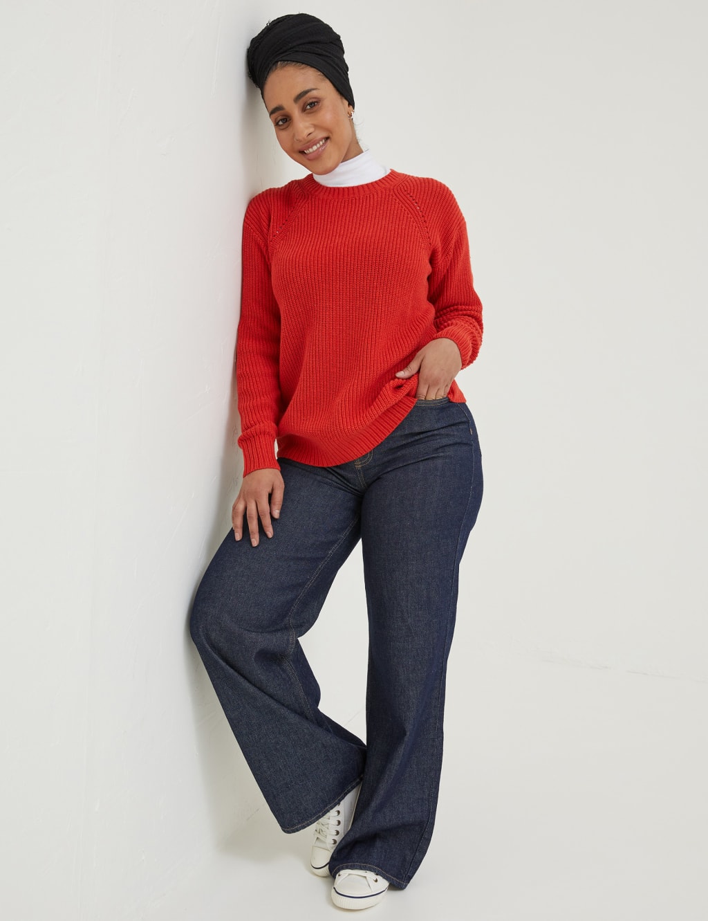 Pure Cotton Crew Neck Jumper image 1