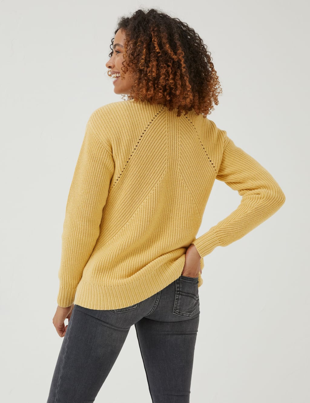 Pure Cotton Crew Neck Jumper image 2