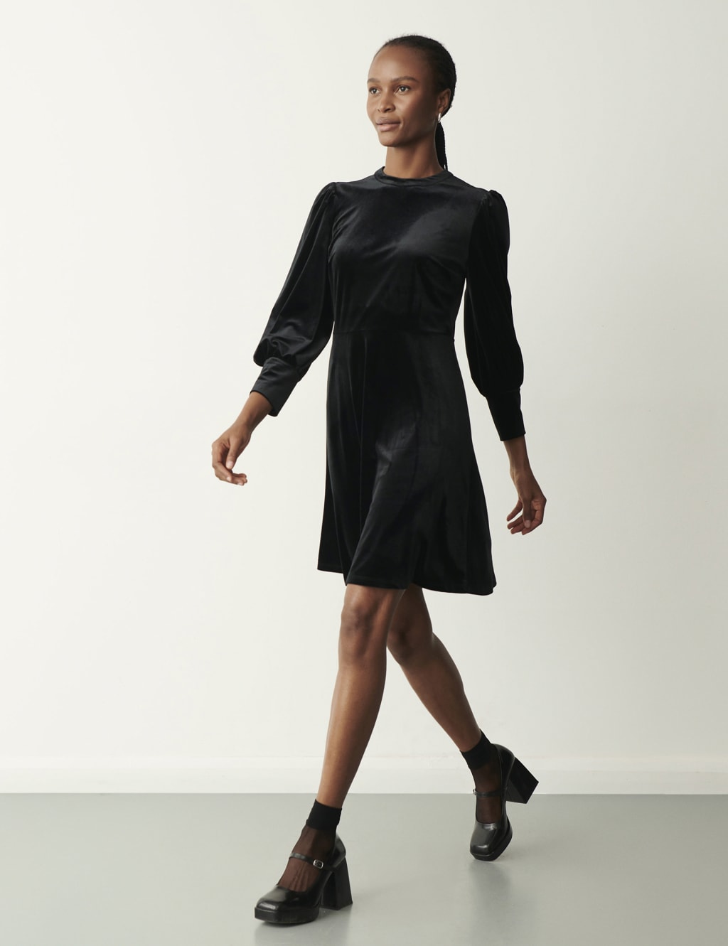 M&s fit and flare dress shop