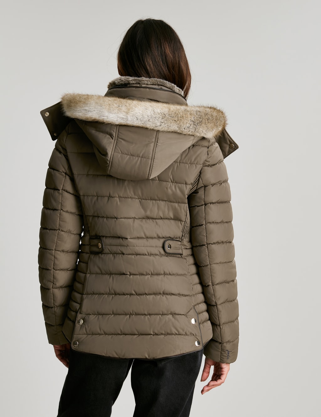Showerproof Padded Hooded Coat image 6