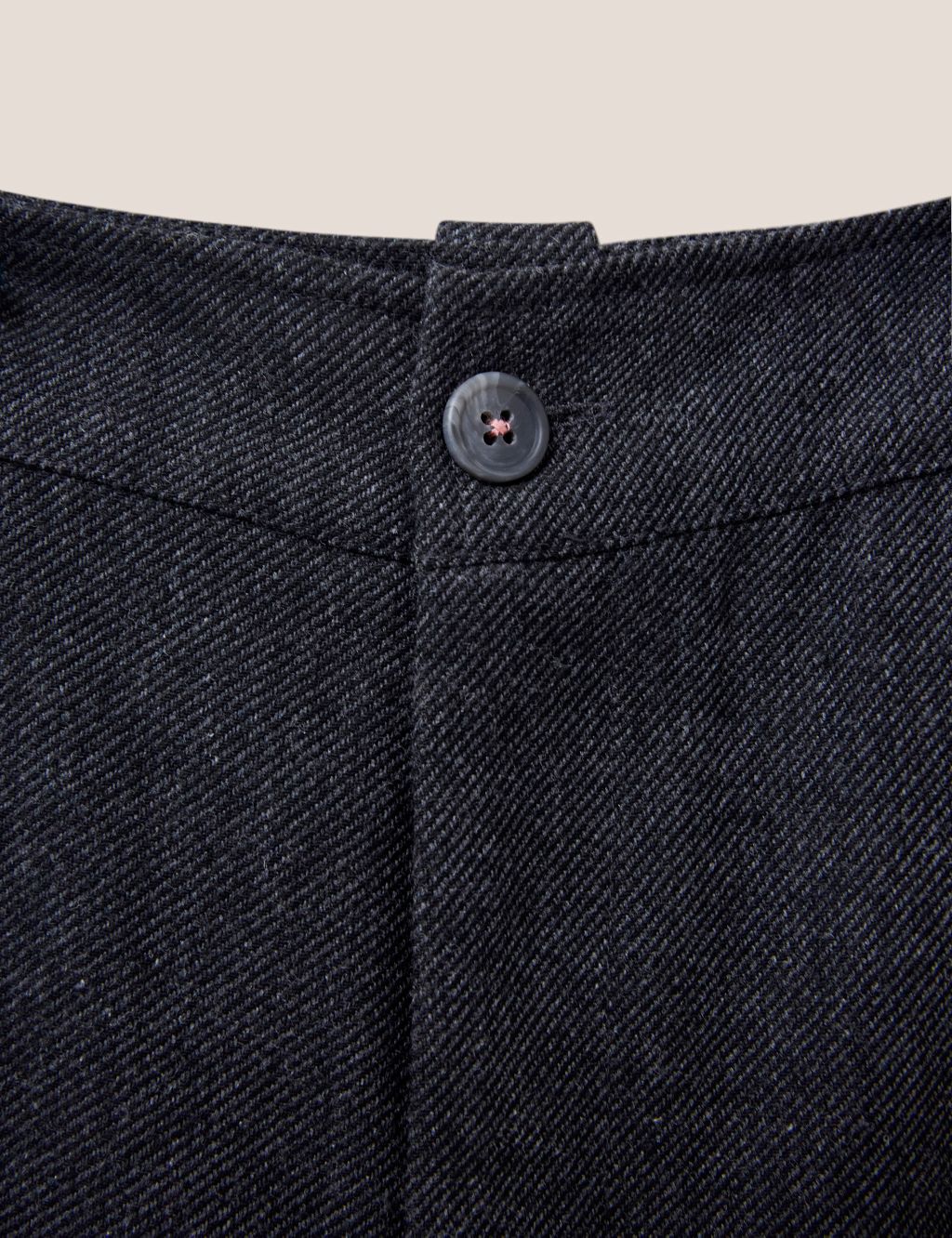 Textured Wide Leg Trousers with Wool image 6