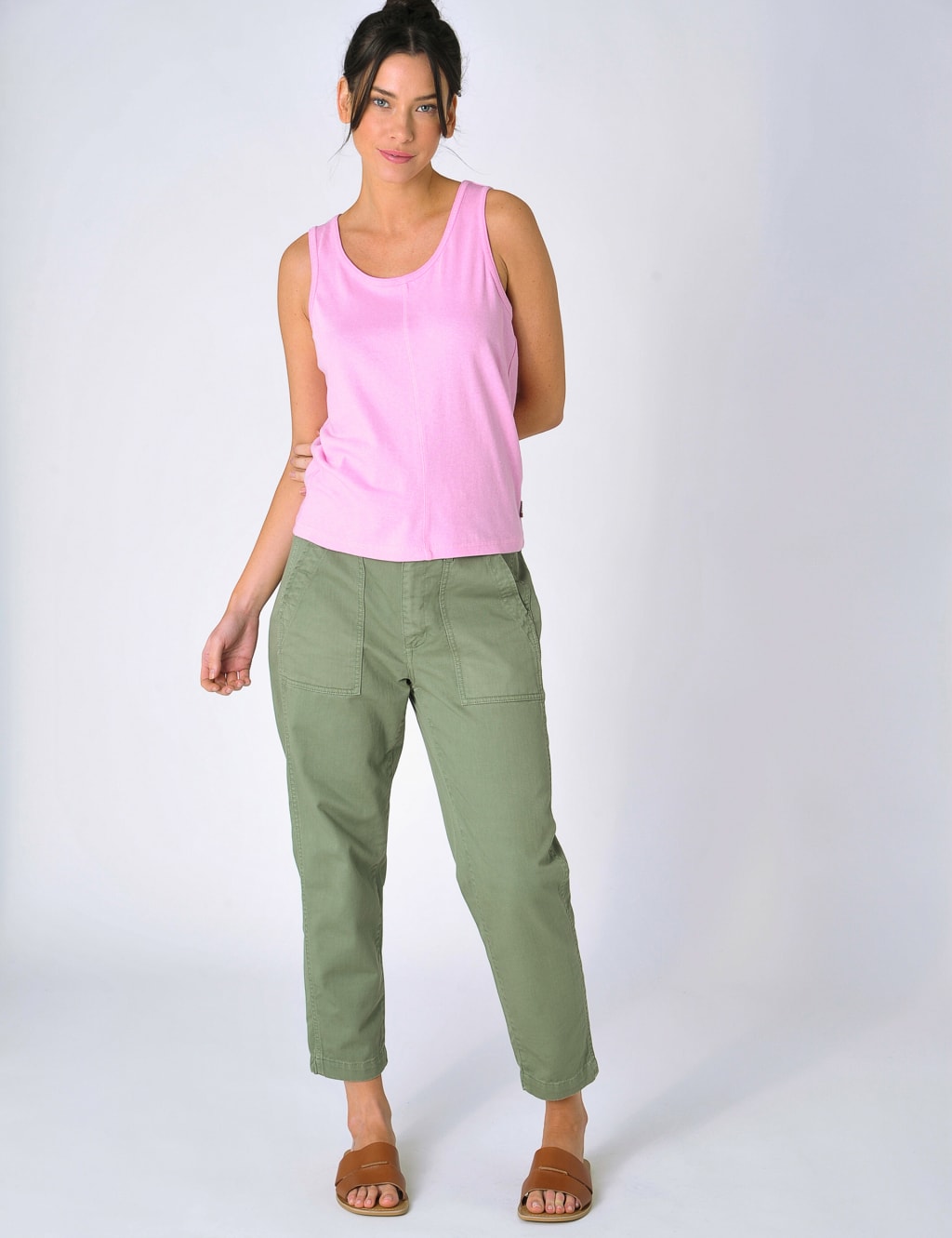 Cotton Blend Vest with Linen image 5