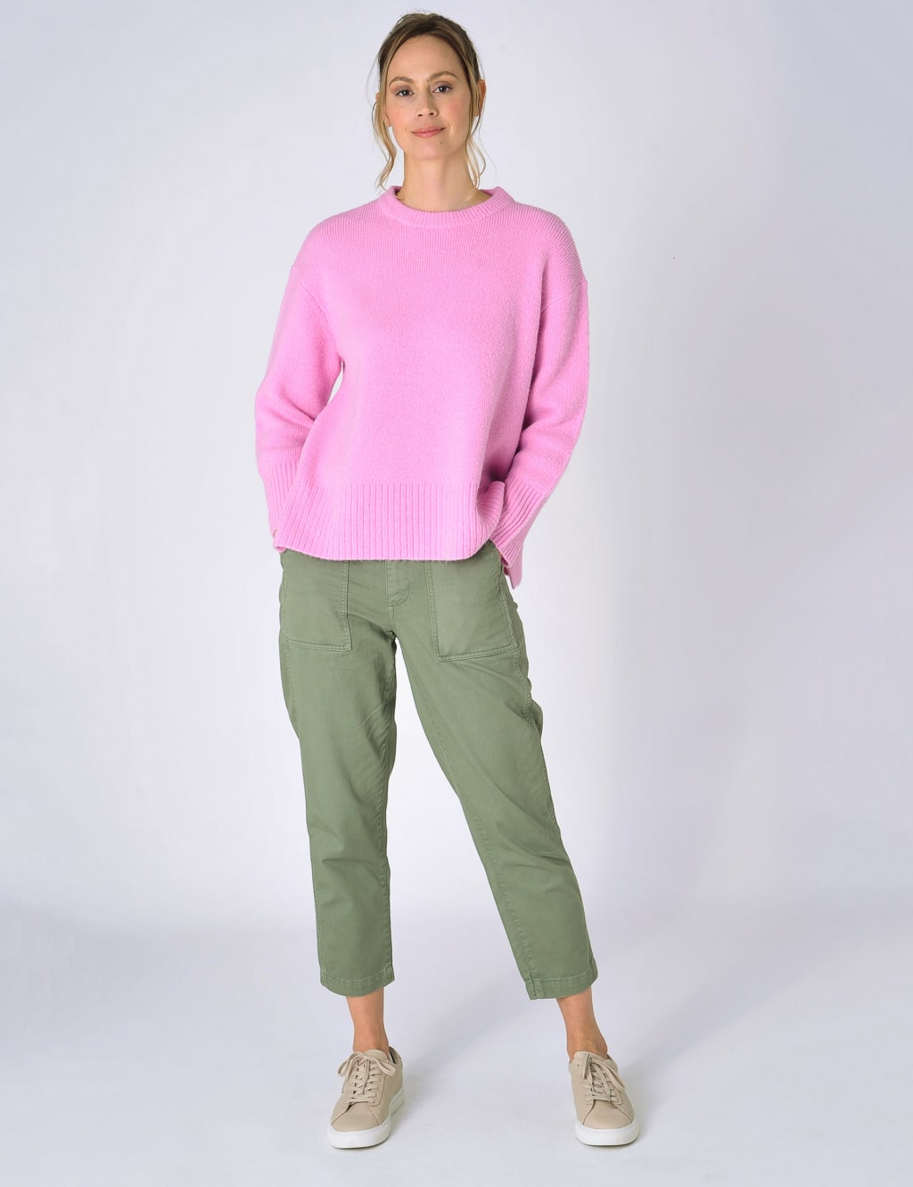 Crew Neck Relaxed Jumper with Wool image 2
