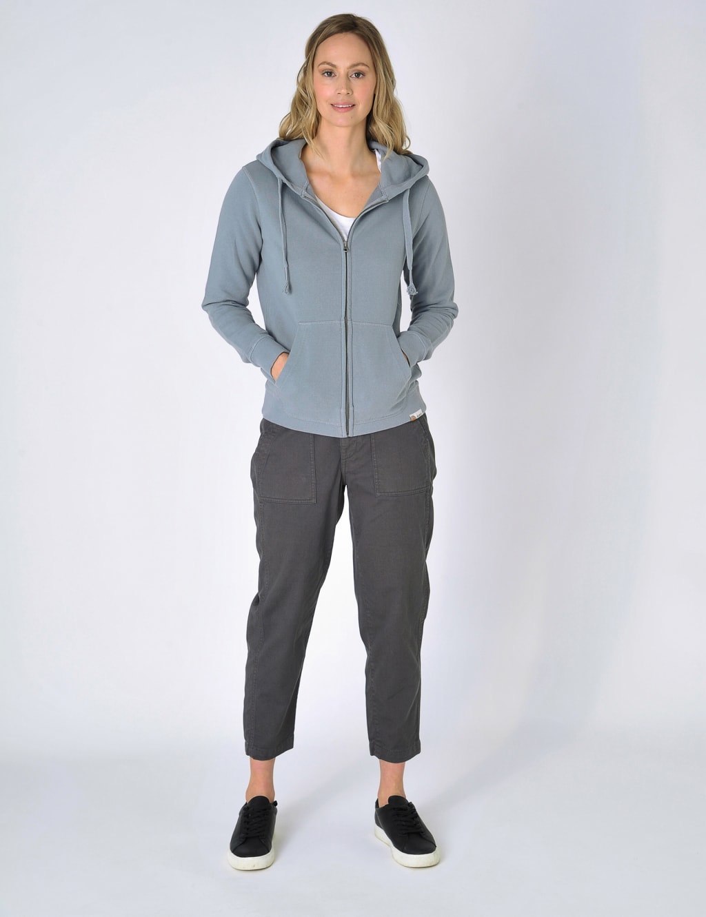 Pure Cotton Zip Up Hoodie image 2
