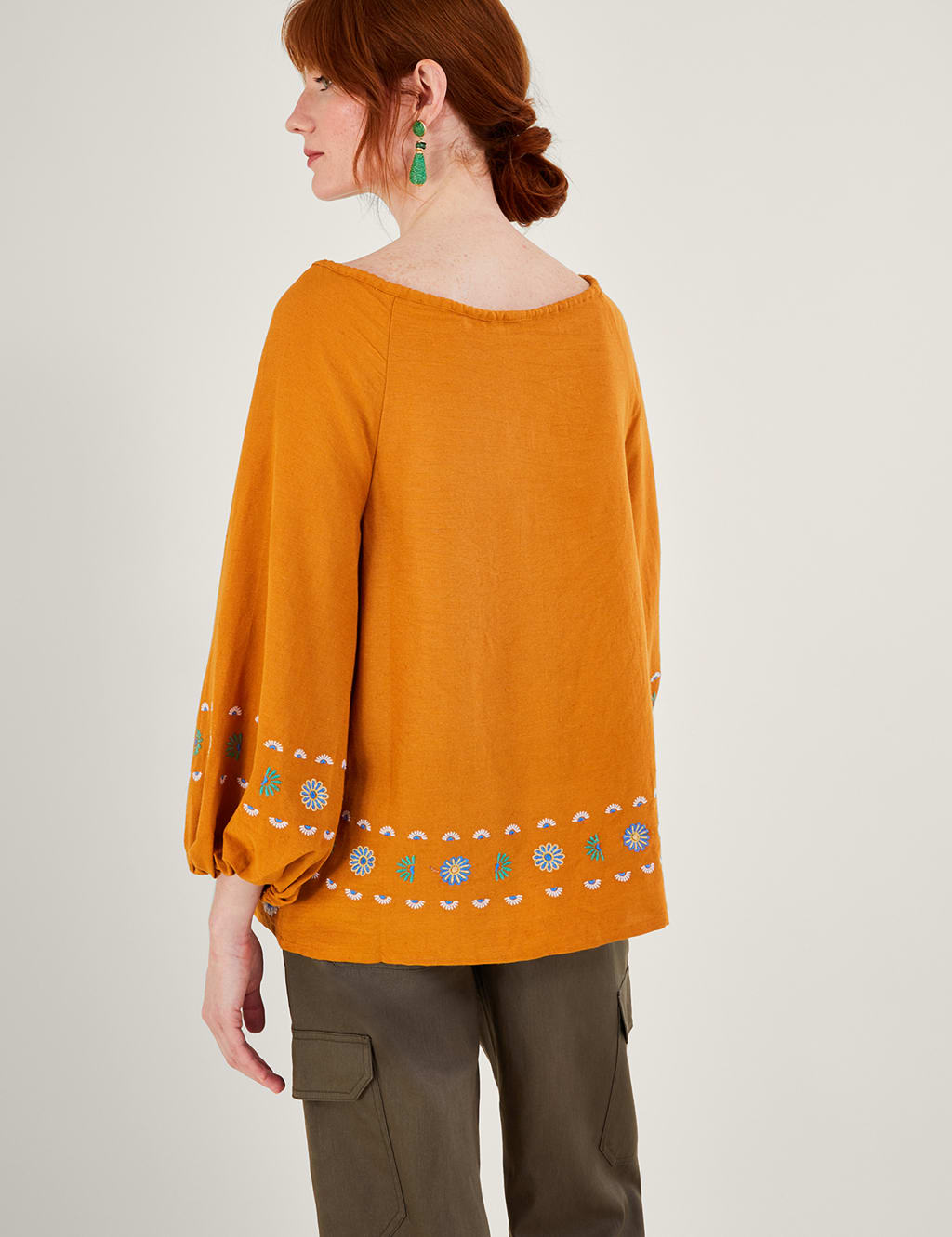 Cotton Blend Embroidered Tunic image 2