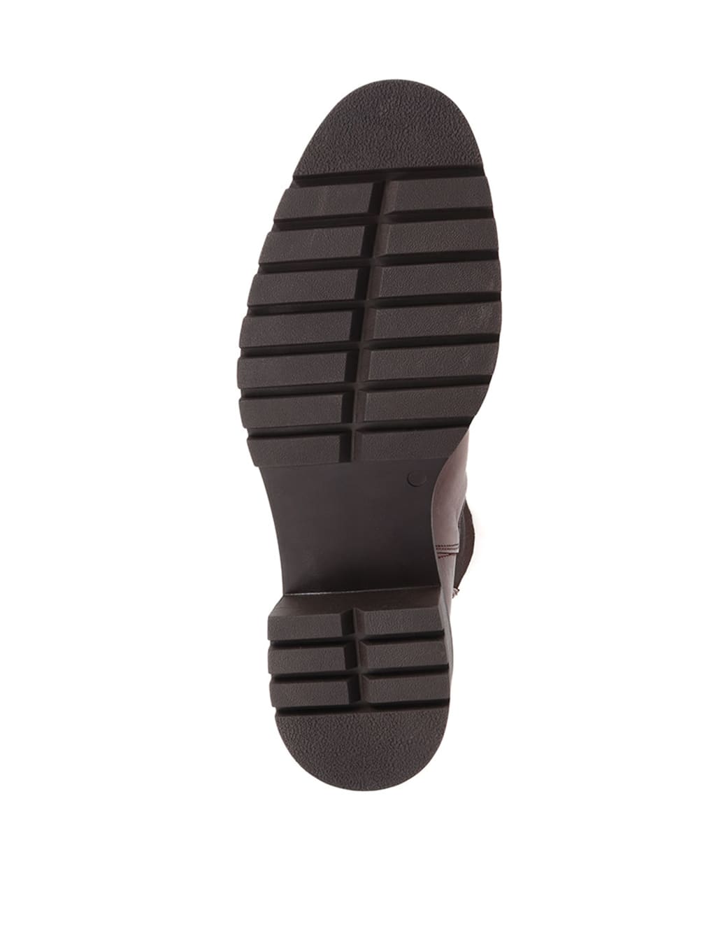 Leather Chelsea Block Heel Ankle Boots image 6