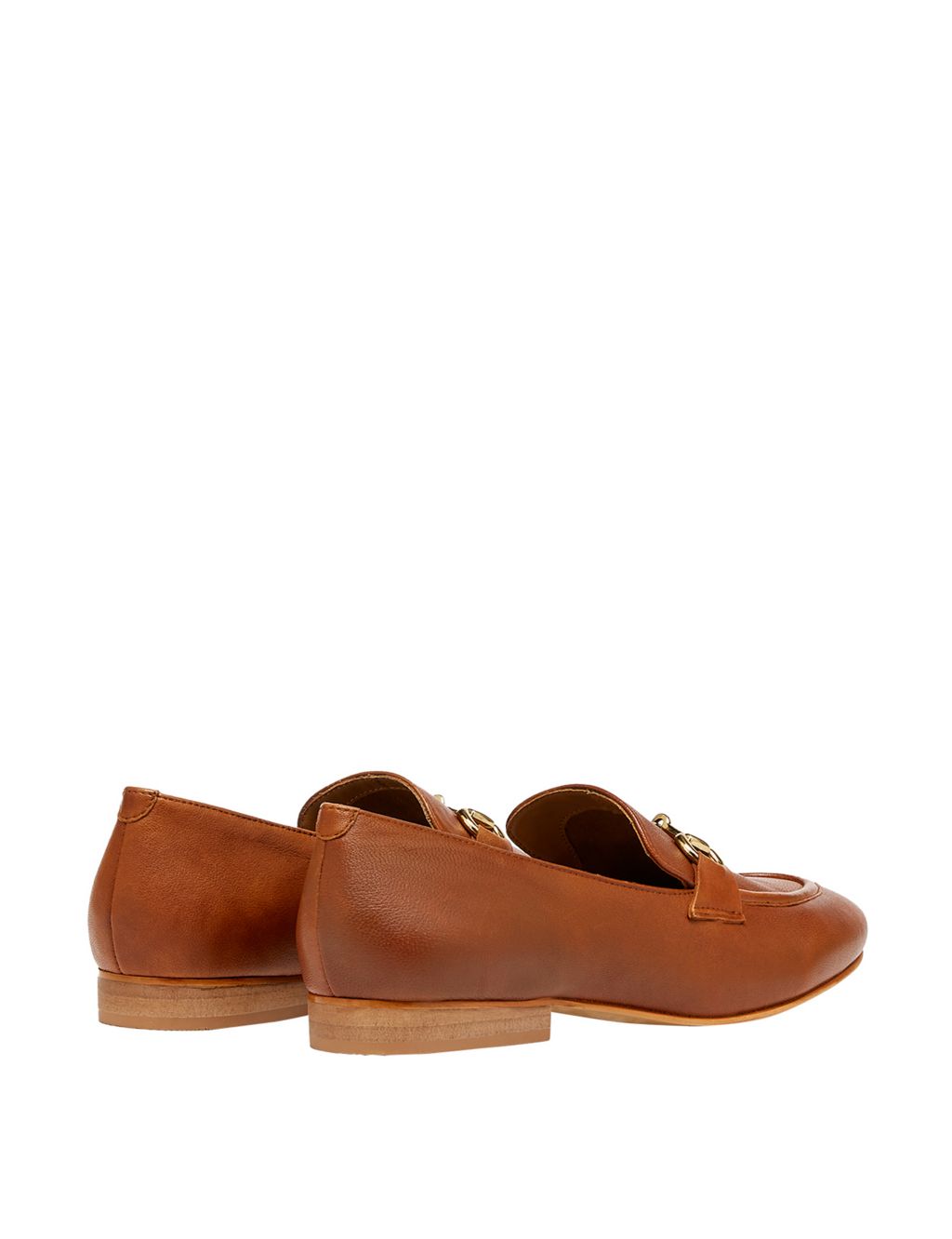 Leather Bar Flat Loafers image 4