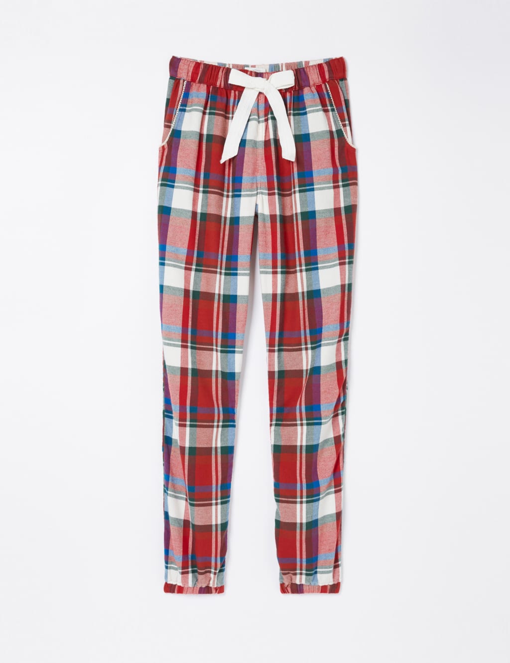 Pure Cotton Checked Pyjama Bottoms image 2