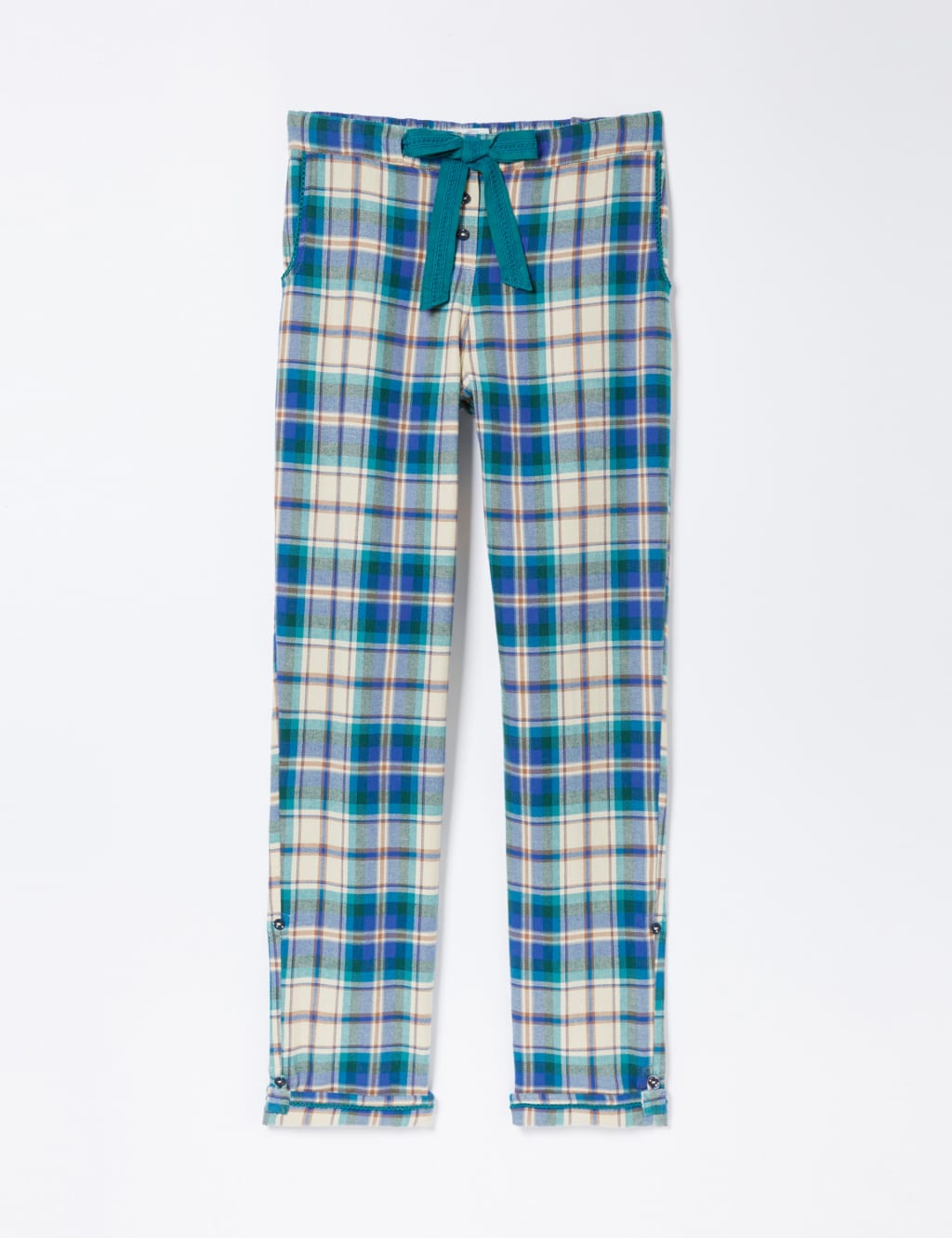 Pure Cotton Checked Pyjama Bottoms image 2