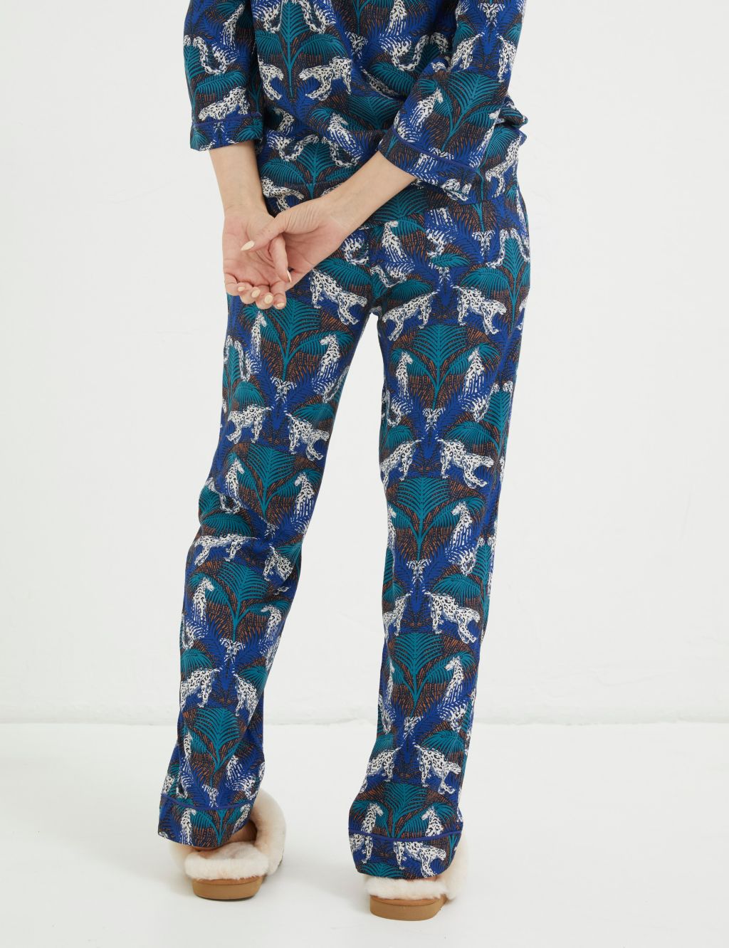 Leopard Print Pyjama Bottoms image 3