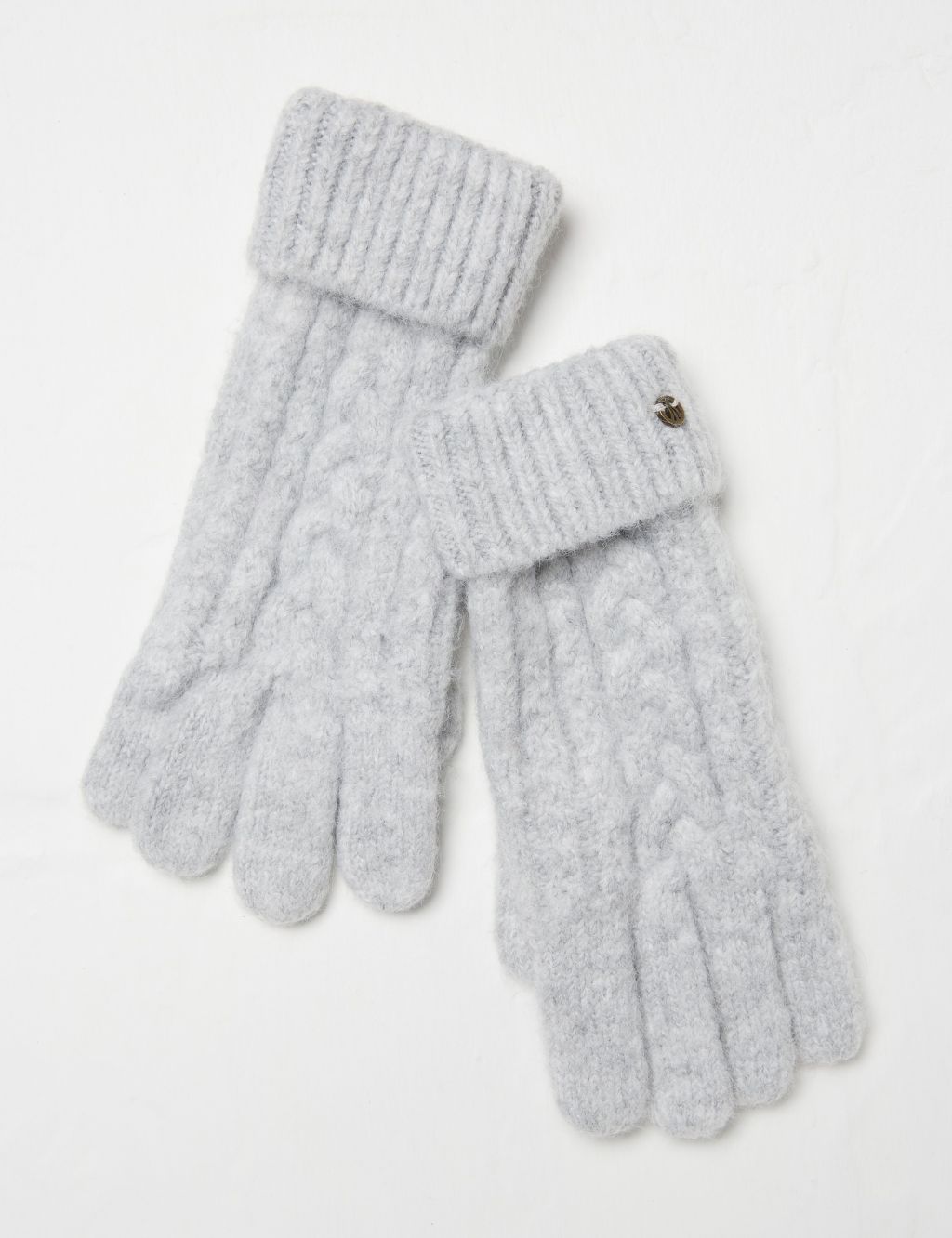 Knitted Cable Gloves with Wool image 1