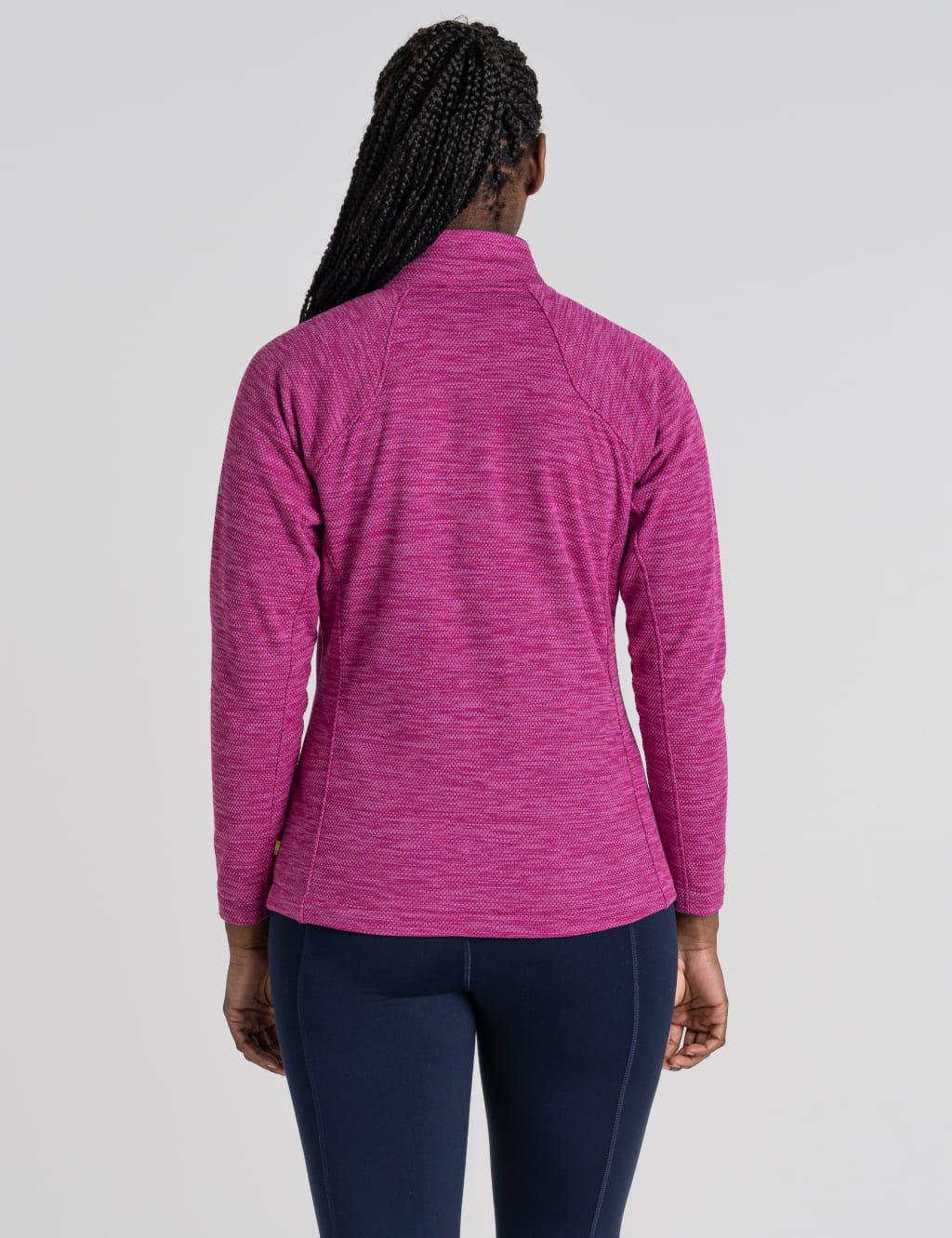 Zip Up Funnel Neck Fleece Jacket image 3