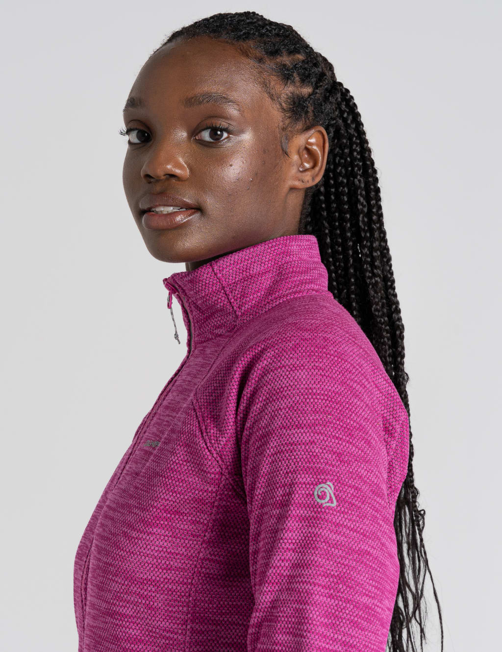Zip Up Funnel Neck Fleece Jacket image 6