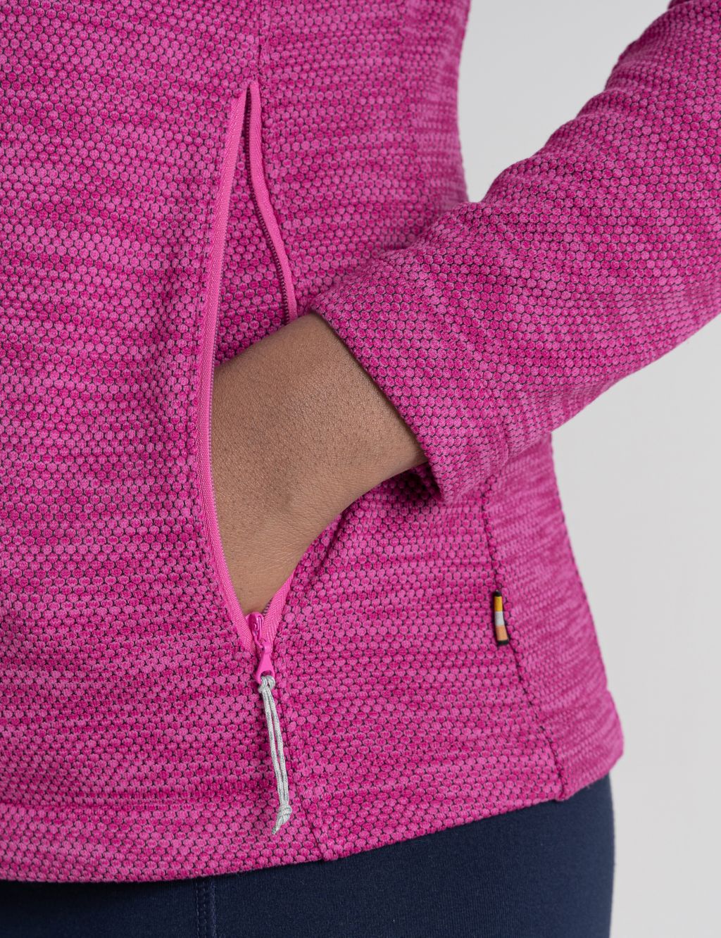 Zip Up Funnel Neck Fleece Jacket image 7