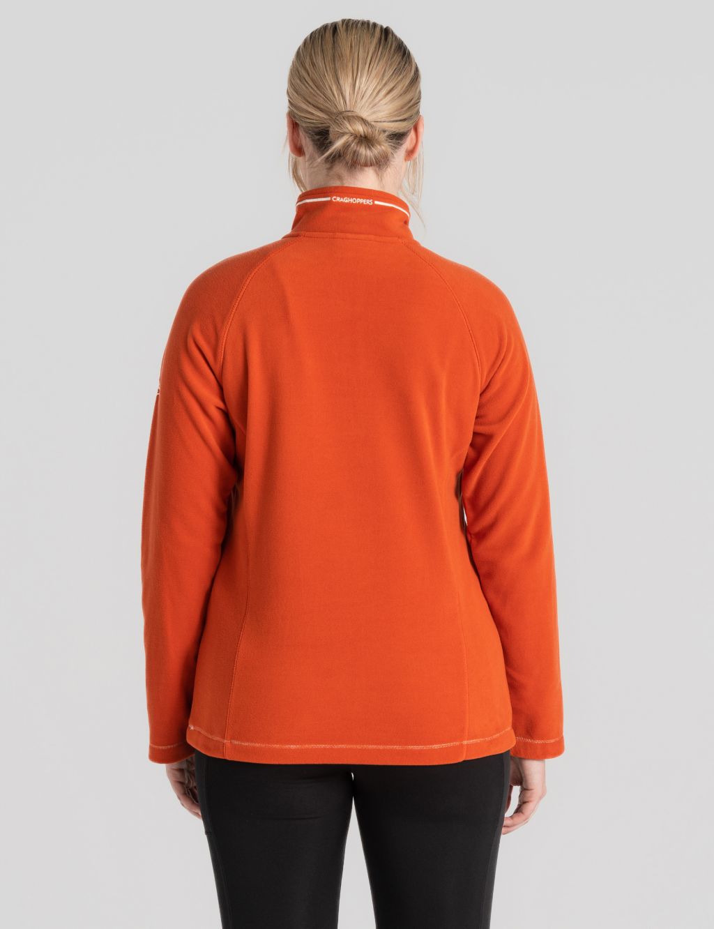 Fleece Funnel Neck Half Zip Sweatshirt image 3