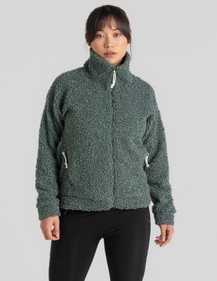 Craghoppers Womens Funnel Neck Fleece Jacket - 8 - Green, Green