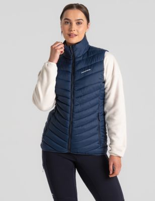 Craghoppers Womens Quilted Gilet - 10 - Navy Mix, Navy Mix