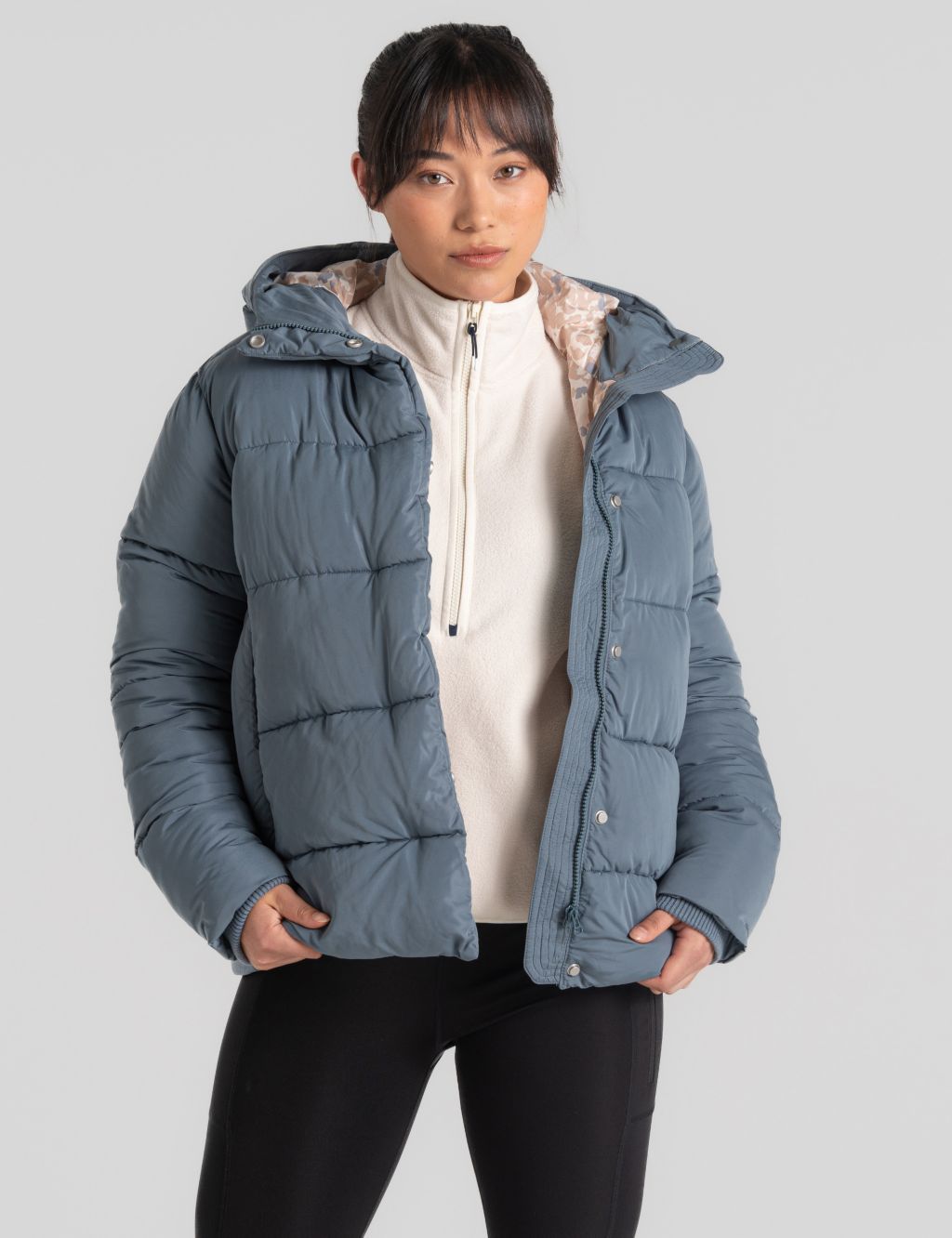 Quilted Hooded Puffer Jacket image 5