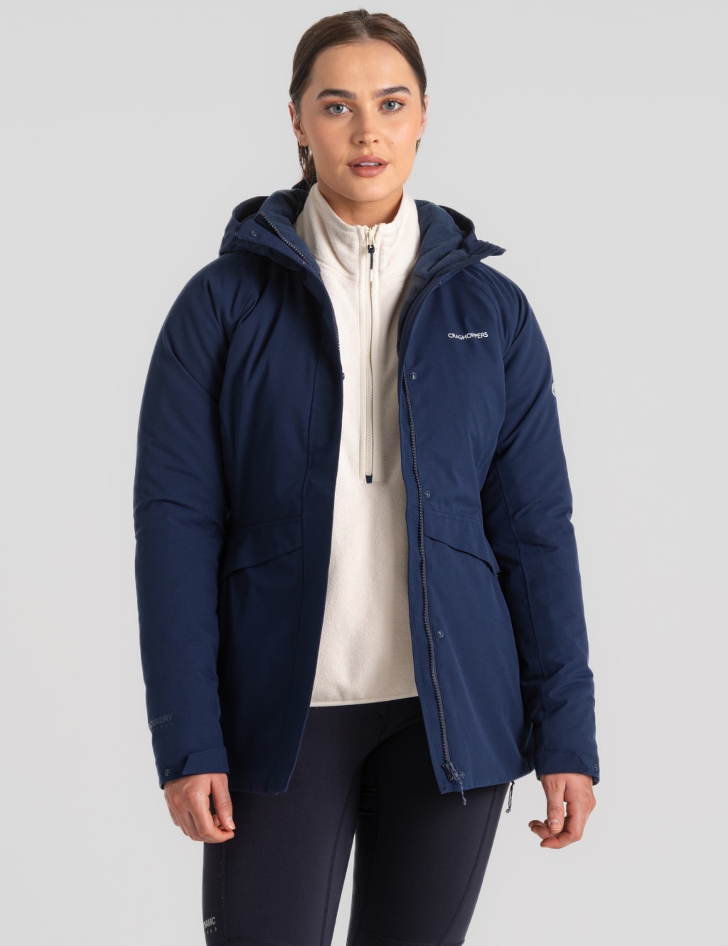 Waisted Hooded Rain Jacket image 5